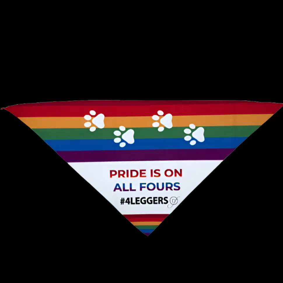 Pride is on All Fours #4Leggers Bandana by Dog Fashion Living