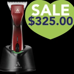 Pulse ZR II Red Clipper with Wide 30 Blade by Andis