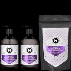 Purify Shampoo 500ml, Conditioner 500ml, Scrub 200g by Melanie Newman