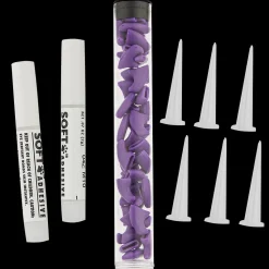 Purple Feline Large Nail Caps by Soft Claws