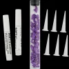 Purple Feline Medium Nail Caps by Soft Claws