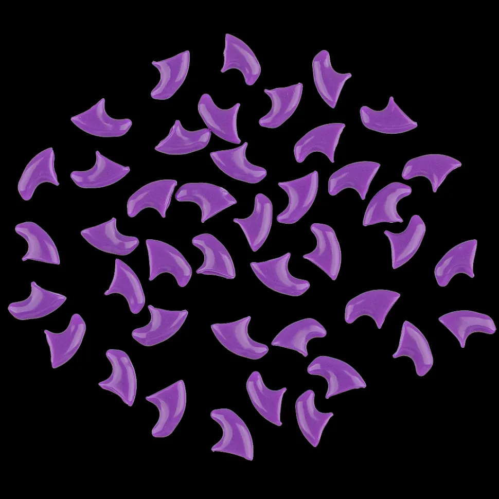 Purple Feline Medium Nail Caps by Soft Claws