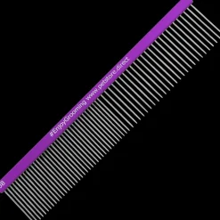7.5" 50/50 Purple Grayhound Comb by PetStore.Direct