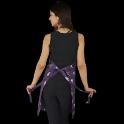 Purple Poodle Grooming Apron by Ladybird Line