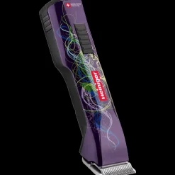 Purple Saphir Cordless Clipper Two Batteries with Free Clipper Grip by Heiniger