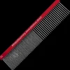 6" 50/50 Red Grayhound Comb by PetStore.Direct