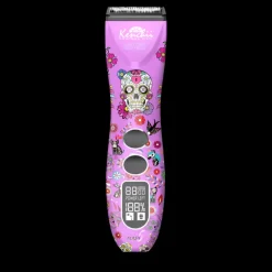 Re-designed Flash5 5-in-1 Digital Cordless Clipper Purple/Skull by Kenchii