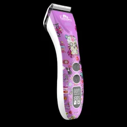 Re-designed Flash5 5-in-1 Digital Cordless Clipper Purple/Skull by Kenchii