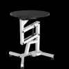 Round Air Lift Table - Black Top by PetStore.Direct