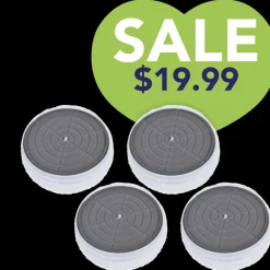 Set of 4 Air Intake Filter by Electric Cleaner