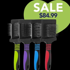 Set of 4 Slicker Brushes by Dog Fashion Spa