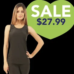 Shadow Black Tank Top by Ladybird Line