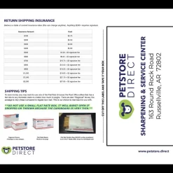 Sharpening and Repair Form by PetStore.Direct