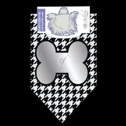 Silver Bone Classy Dog Bandana by Dog Fashion Living