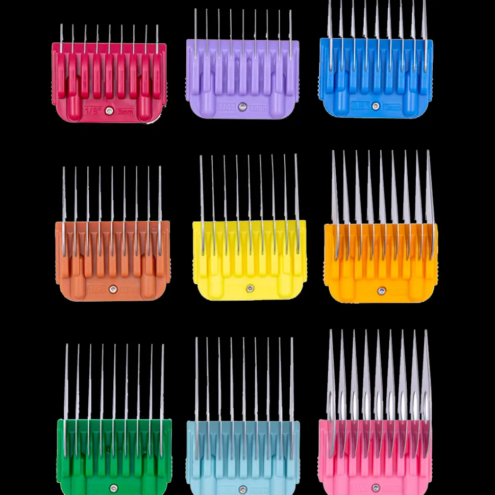 Snap on Colored Combs Set by PetStore.Direct