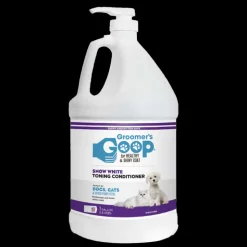 Snow White Toner Conditioner 1 Gallon by Groomer's Goop