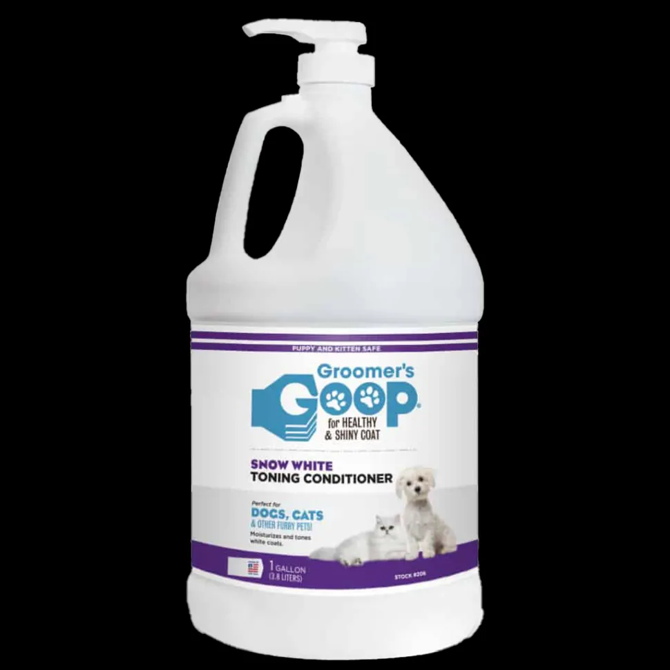 Snow White Toner Conditioner 1 Gallon by Groomer's Goop