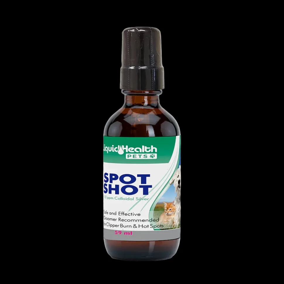 Spot Shot with Colloidal Silver for Dogs and Cats 2oz by Liquid Health Pets