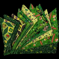 St.Patrick's Day Bandanas - 60 Assorted Sizes and Patterns by Bandanas Unlimited