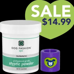 Styptic Powder with Free Holder Purple by Dog Fashion Spa