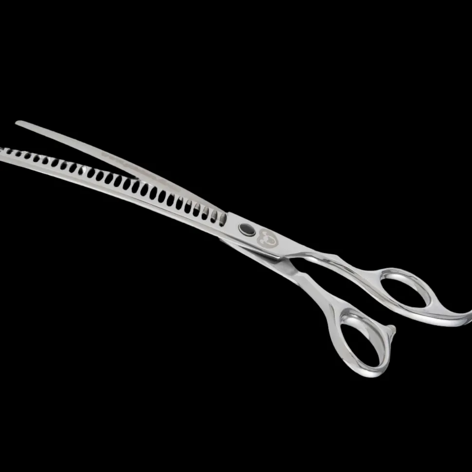 7.5" 26T Curved Texturizing Shears by PetStore.Direct