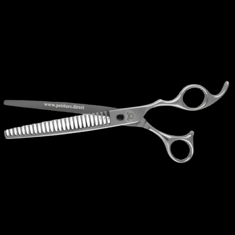 7.5" 26T Curved Texturizing Shears by PetStore.Direct