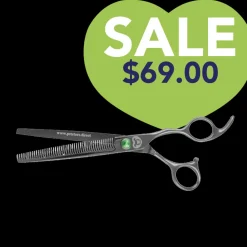 7" 46T Straight Thinning Shears by PetStore.Direct