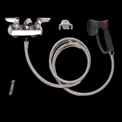 Tub Plumbing Complete Set-up 4″ Center with Hair Interceptor by PetLift