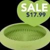 UFO Slow Feeder Dog Bowl Green by LickiMat