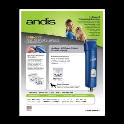 Ultra Edge AGC 2 Speed Clipper Blue by Andis