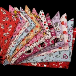 Valentine's Day Bandanas - 60 Assorted Sizes and Patterns by Bandanas Unlimited