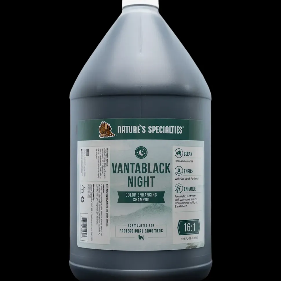 Vantablack Night Dark Coat Shampoo Gallon by Nature's Specialties