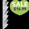 Wall Wide 6 Blades Holder Clear by PetStore.Direct