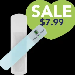 White Glass Nail File by Dog Fashion Spa