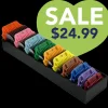Wide 10 Blades/Combs Guard Holder Black by PetStore.Direct