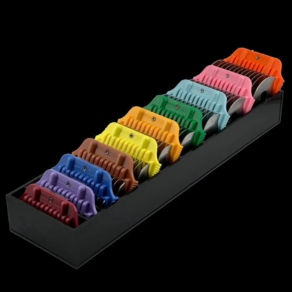 Wide 10 Blades/Combs Guard Holder Black by PetStore.Direct