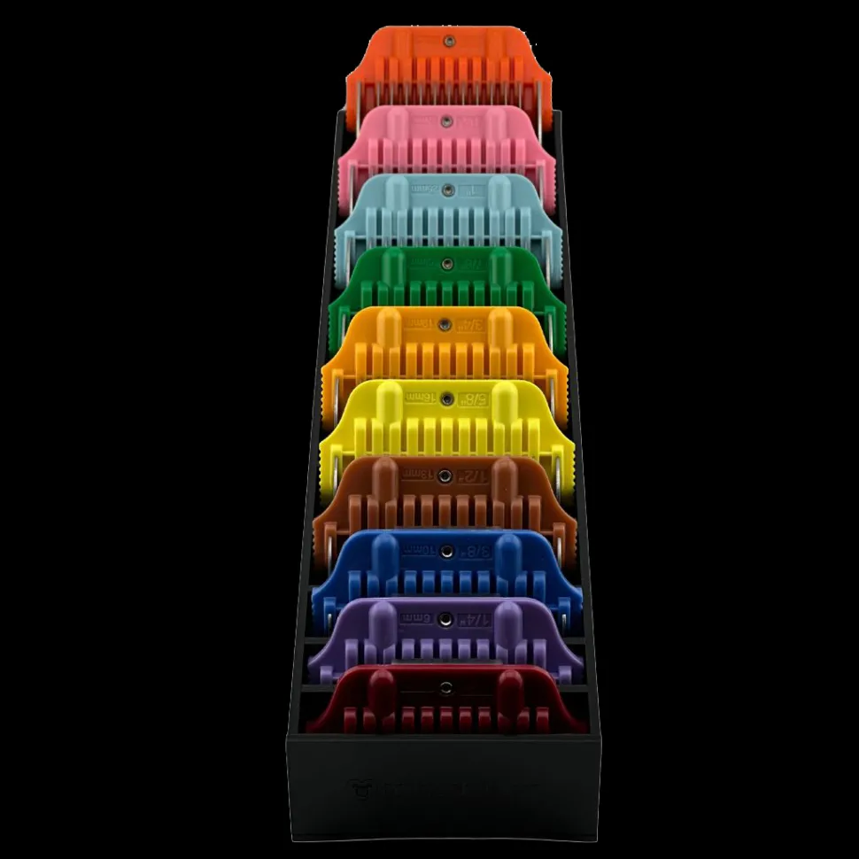 Wide 10 Blades/Combs Guard Holder Black by PetStore.Direct