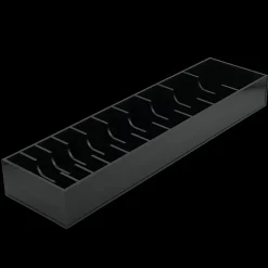 Wide 10 Blades/Combs Guard Holder Black by PetStore.Direct