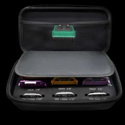3 Wide Blades + 7 Wide Combs Bundle (Black Zipper Case) by Joyzze