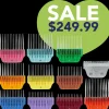 Wide Combs Colored Set of 10 (1/8″ through 1 1/2″) with 30W blade by PetStore.Direct