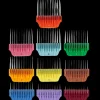 Wide Combs Colored Set of 10 (1/8" through 1 1/2") by PetStore.Direct