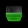 5/8" #0 Wide Snap-On Combs Green by Artero
